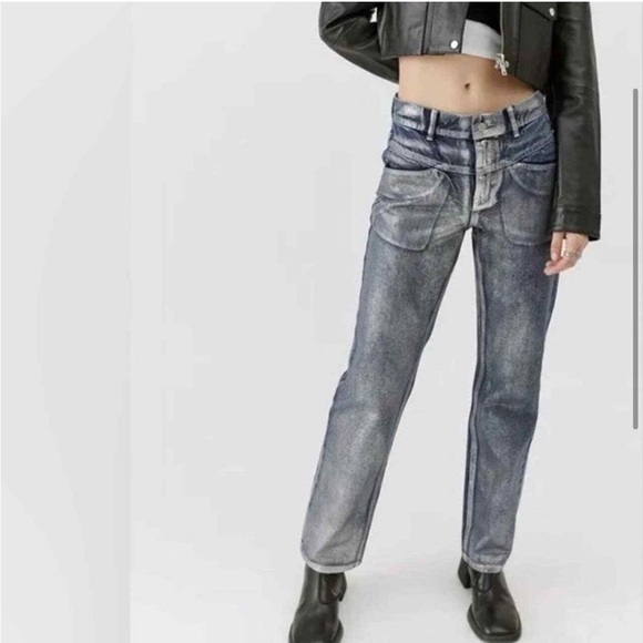 Urban Outfitters Denim - Urban Outfitters BDG Women's Metallic Cowboy Jean 28 straight leg
